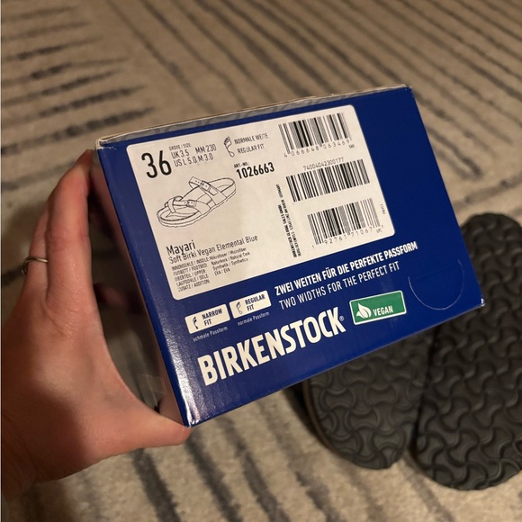 Birkenstock Denim Blue Mayari Sandals Size 36 - Picture 4 of 4